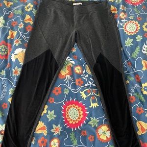 Bass Leggings w/ faux suede